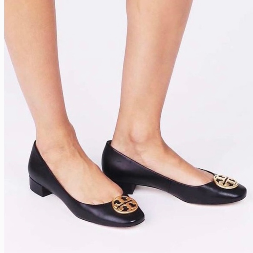 Chelsea Heeled Ballet Flat by Tory Burch